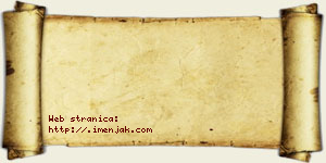 Isidor Pljakić vizit kartica